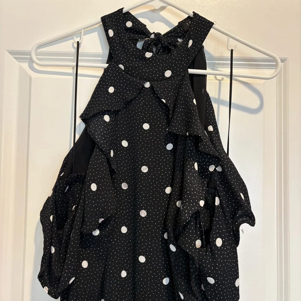 1 State Polka Dot Jumpsuit | damaged | size XS - Picture 2 of 5